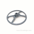 Customized factory Cast Iron Alloy chrome hand wheel